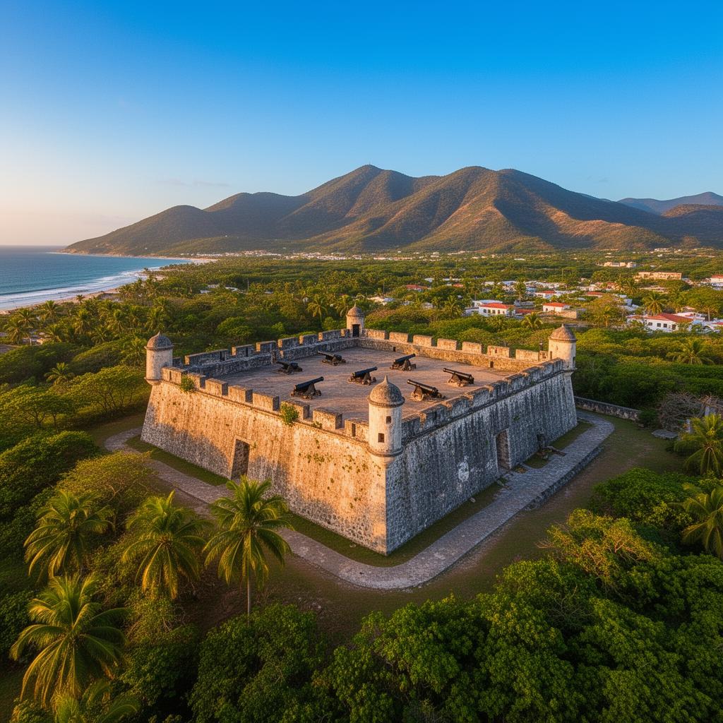 Castillo de Santa Rosa en la Isla de Margarita