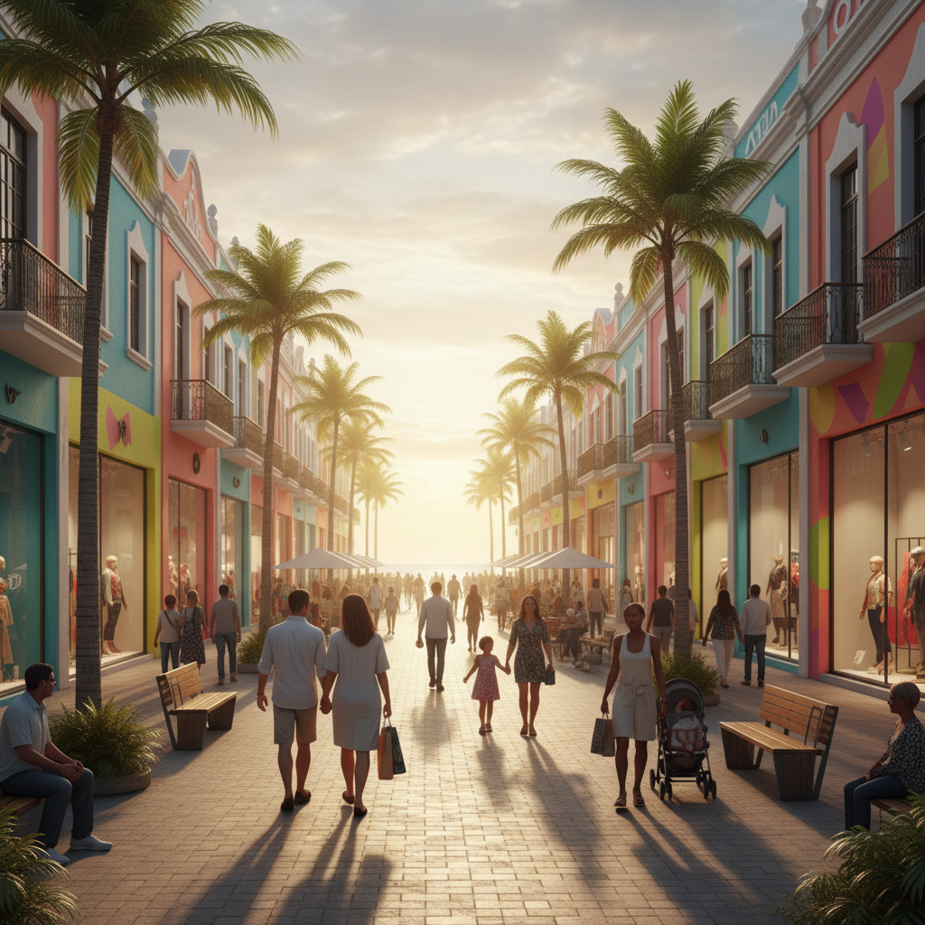 Compras en Porlamar en la Isla de Margarita